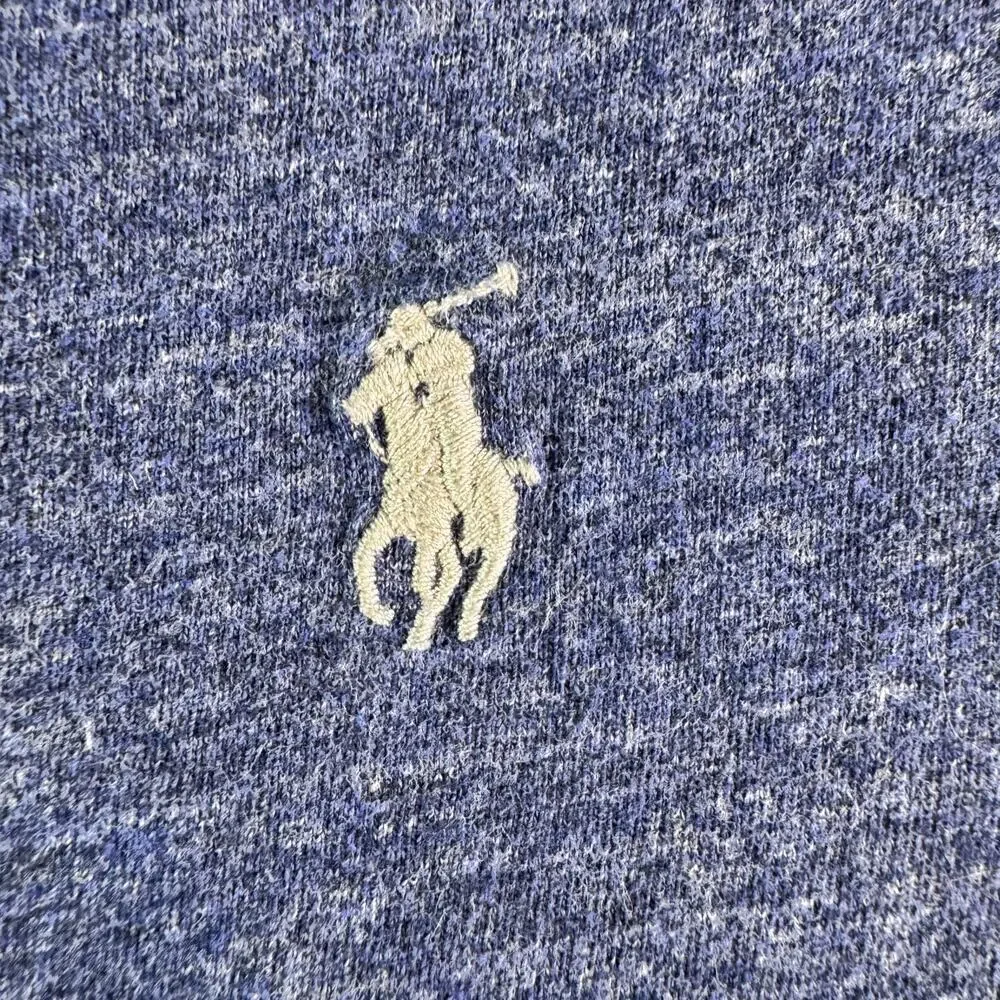 Polo Ralph Lauren Men’s Large Custom Fit Long Sleeve T Shirt Blue Pony Logo